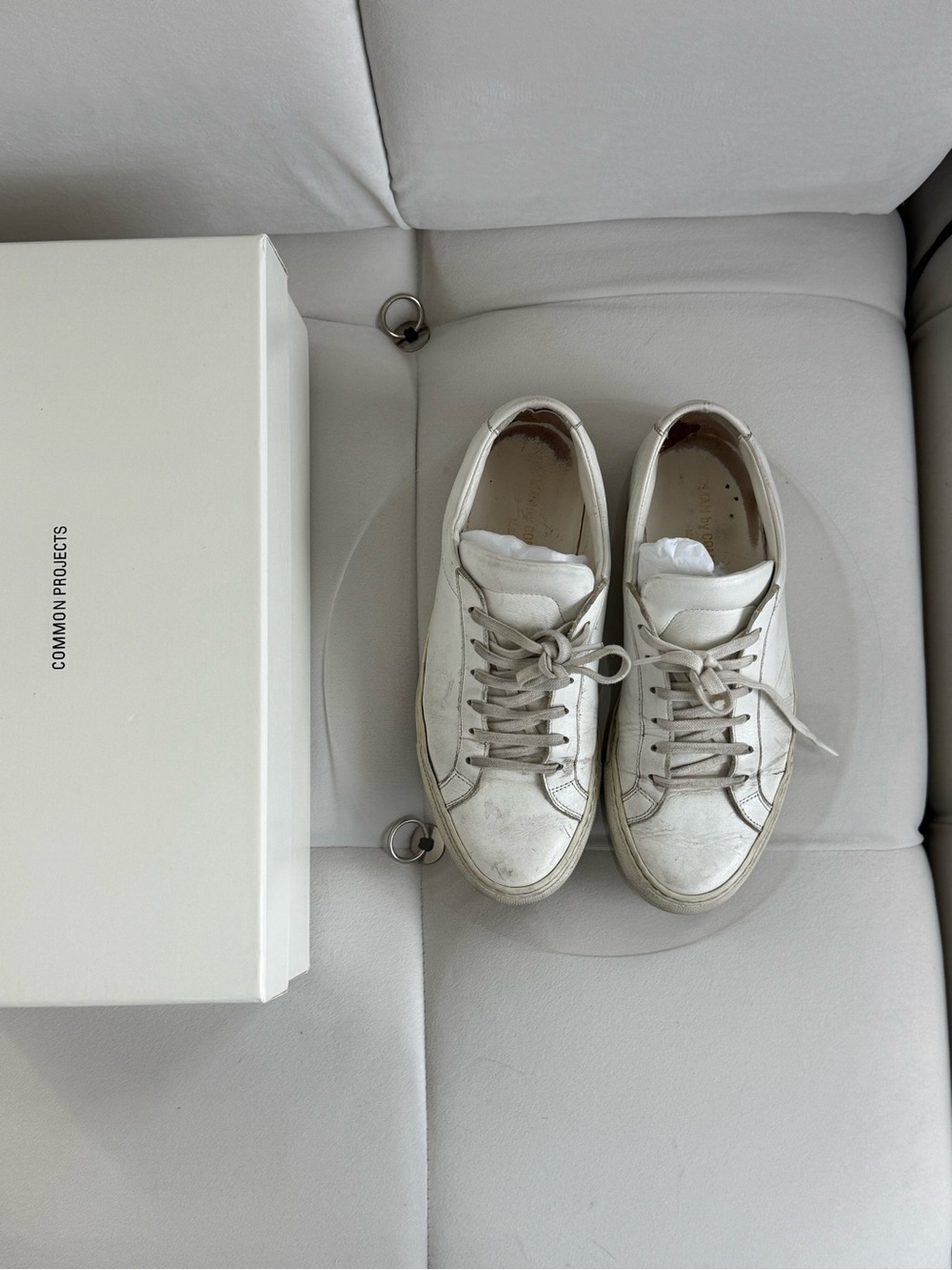 Common Projects White Achilles Sneakers 37